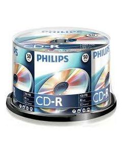 CD PHILIPS, R80CB, 50 CAKE-BOX, 52X
