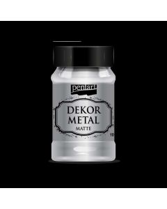 DEKORMETÁL MATT, EZÜST, 100 ML