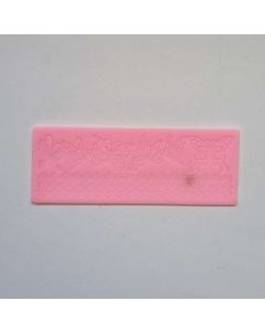 SZILIKON NYOMÓFORMA,LÁGY, CSIPKE ÉS PILLANGÓ, 18,7X6,8X0,4 CM