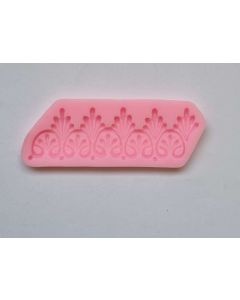 SZILIKON NYOMÓFORMA,LÁGY, SORMINTA, 16X6,8X0,7 CM CM
