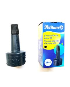 BÉLYEGZŐFESTÉK PELIKÁN 28 ML, FEKETE