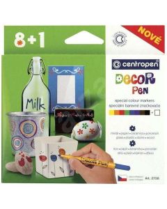 DECOR FILC, 8+1 DB-OS, CENTROPEN, 1,5 MM, KEREK,