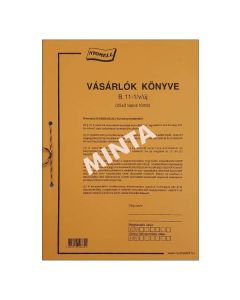 B.11-1/V/ÚJ VÁSÁRLÓK KÖNYVE 2019, 25x2 PÉLDÁNYOS, A/4