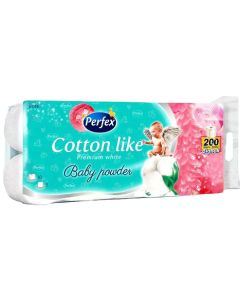 TOALETTPAPÍR PERFEX, 3 RÉTEGŰ,200 LAP, 10TEK/CSOMAG, HINTŐPOR