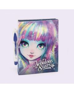 JEGYZETFÜZET MINI,MATRICÁKKAL,TOLLAL, NEBULOUS STARS