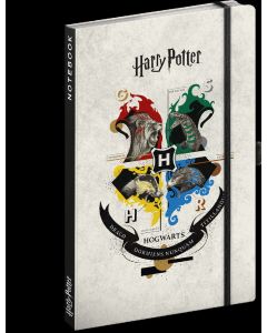 NOTESZ GUMIS VONALAS, KEMÉNYTÁBLÁS, HARRY POTTER