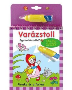 KÖNYV VARÁZSTOLL, PIROSKA ÉS A FARKAS