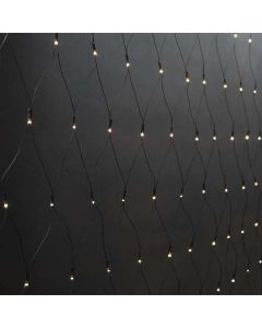 KARÁCSONYI FÉNYSOR, ENTAC IP44 HÁLÓ, 160 LED  IDŐZITŐVEL, WW  2M X 1,5M, MELEG FEHÉR