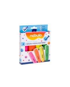 SZÖVEGKIEMELŐ NEBULÓ, NEON, 4 DB-OS