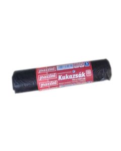 KUKAZSÁK, 135L,70X100, 5DB/ROLL, FEKETE