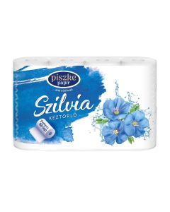 HÁZTARTÁSI PAPÍRTÖRLŐ, SZILVIA  2 RÉTEGŰ, 4TEKERCS/CSOMAG, 60 LAP