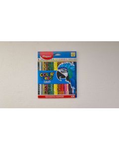 SZÍNES CERUZA 24DB-OS MAPED, HÁROMSZÖGLETŰ, COLOR PEPS, ANIMAL
