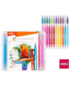 ECSETFILC DELI, COLOR EMOTION, KÉTVÉGŰ, 24 DB-OS 2:1 KIMOSHATÓ