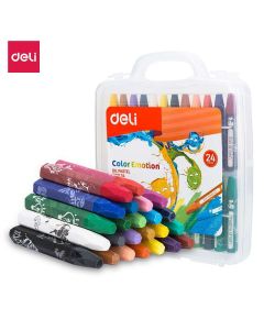 OLAJPASZTELL 24 DB-OS DELI, COLOR EMOTION, HATSZÖGLETŰ, MŰANYAG DOBOZOS