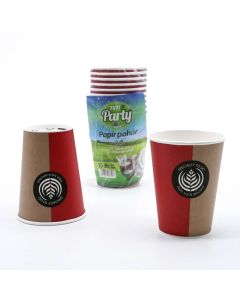 TUTI PARTY, PAPÍRPOHÁR, 3 DL, SZÍNES, 10 DB/CS