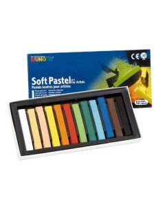 PORPASZTELL SOFT PASTEL, 12 DB-OS, 10X10X66 MM, SZÍNES