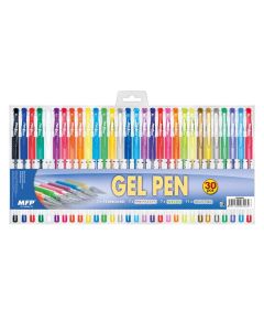 ZSELÉS TOLL KÉSZLET, 30 DB-OS, GX1038-30, CSILLÁMOS/METÁL/NEON ÉS ALAP SZÍNEK