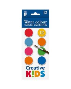 VÍZFESTÉK CREATIVE KIDS, 12 DB-OS, 28 MM