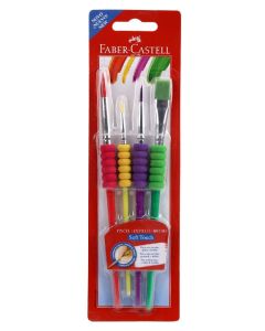 ECSET KÉSZLET FABER CASTELL, 4 DB-OS, PUHA TAPINTÁSÚ
