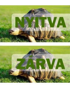 TÁBLA NYITVA-ZÁRVA 2, 20X10