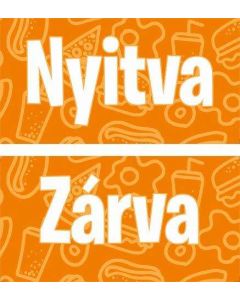 TÁBLA NYITVA-ZÁRVA 4, 20X10