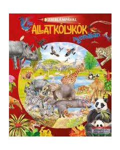 KÖNYV ZSEBLÁMPÁVAL, AZ ÁLLATKÖLYKÖK NYOMÁBAN