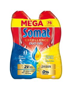 MOSOGATÓGÉP DUO GÉL SOMAT, 2X720 ML