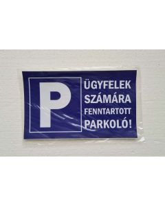 MATRICA PARKOLÓ ÜGYFELEK SZÁMÁRA, 25X15