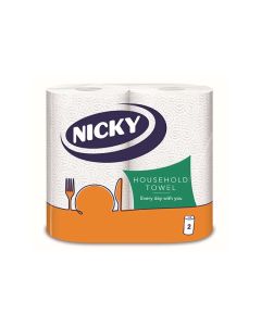 HÁZTARTÁSI PAPÍRTÖRLŐ NICKY 2TEK/CSOMAG 2RÉTEGŰ