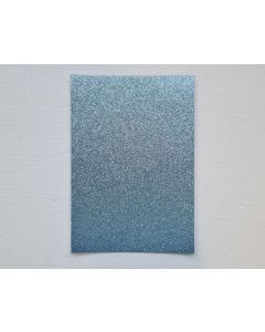 DEKORGUMI GLITTERES,ÖNTAPADÓS A/4, JÉGKÉK