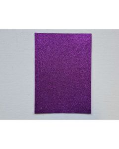 DEKORGUMI GLITTERES,ÖNTAPADÓS A/4, SÖTÉTLILA