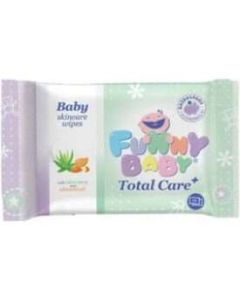 NEDVES TÖRLŐKENDŐ, FANNY BABY ÁPOLÓ ALOA VERA ÉS ALMOND OIL, 72 DB/ CSOM