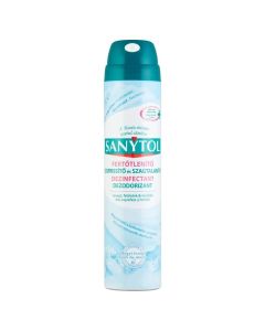 LÉGFRISSÍTŐ SANYTOL, FERTŐTLENÍTŐ, SZAGTALANÍTÓ, 300 ML HEGYI LEVEGŐ
