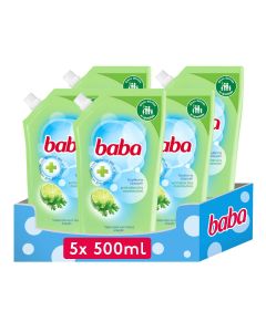 FOLYÉKONY SZAPPAN BABA, ANTIBAKTERIÁLIS LIME, UTÁNTÖLTŐ, 500  ML