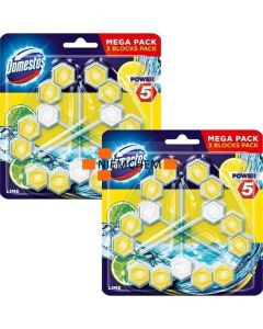DOMESTOS WC ÖBLÍTŐ RÚD, LIME, 3X50 GR