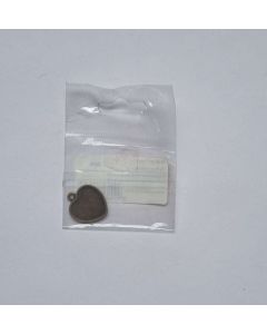 MEDÁL, SZÍV, 15X18 MM