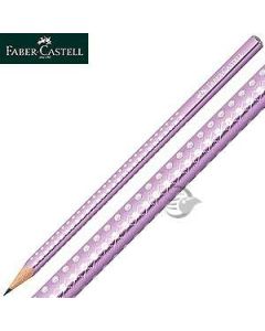 CERUZA FABER CASTELL SPARKLE, JUMBÓ, GYÖNGYHÁZFÉNYŰ METÁL LILA