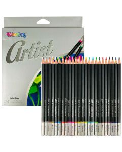 SZÍNES CERUZA COLORINO ARTIST, 24 DB-OS