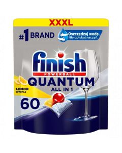 MOSOGATÓGÉP TABLETTA FINISH  QUANTUM, LEMON, 60DB