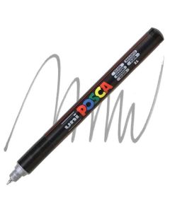 KREATÍV, MARKER, UNI, POSCA, PC 1MR, TŰHEGYŰ, EZÜST, 2UPC1MRE