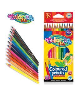 SZÍNES CERUZA COLORINO HEXAGONAL, 12 DB-OS
