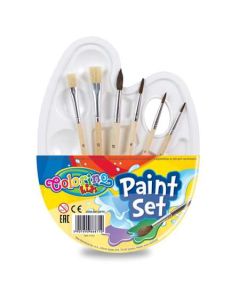 FESTŐKÉSZLET COLORINO, PALETTA+ECSET