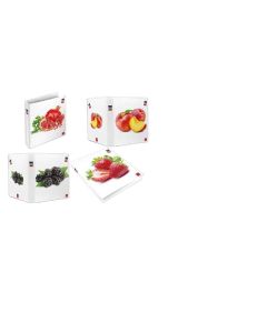 GYŰRŰSKÖNYV A/4, PIGNA FRUITS, 4 GYŰRŰS, 40 MM