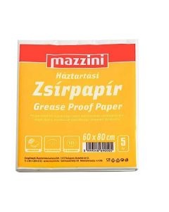 ZSÍRPAPÍR MAZZINI, 60X80, 5 ÍV/CSOMAG