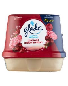 LÉGFRISSÍTŐ ZSELÉ GLADE, FŰRDŐSZOBAI, 180 ML, LUSCIOUS CHERRY & PEONY