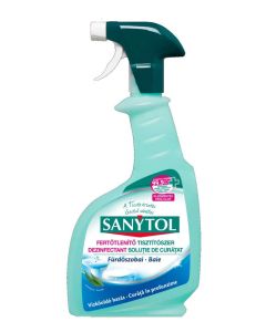 FÜRDŐSZOBAI TISZTÍTÓ SANYTOL, FERTŐTLENÍTŐ, SPRAY, 500 ML