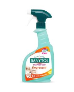 KONYHAI TISZTÍTÓ SANYTOL, FERTŐTLENÍTŐ, SPRAY, 500 ML
