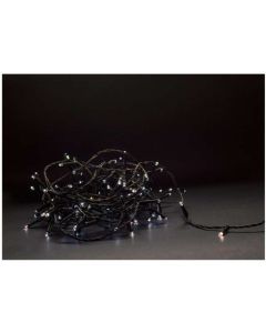 KARÁCSONYI FÉNYSOR, ENTAC IP44 FŰZÉR, 120 LED WW  9M TÁVIRÁNYÍTÓVAL, FEHÉR
