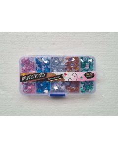 STRASSZKŐ SZETT SZÍV+NÉGYZET, RAGASZTHATÓ
