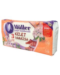 PAPÍRZSEBKENDŐ MÜLLER, 3 RÉTEGŰ, 100 DB-OS KELET VARÁZSA